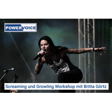 Powervoice Hollenstedt: Advanced Workshop Screaming and Growling / April 4, 2024